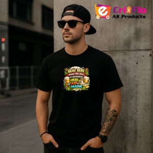 Tricou Beau Bere Doar Trei Zile Pe Saptamana, din bumbac 100%, tricou negru Dama | Barbat - Img 7
