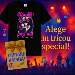 Tricou Blackpink - How You Like That, muzica Hip-Hop / Trap, Dama | Barbat | Copii, Culoare Negru - Img 7