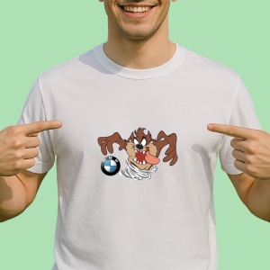 Tricou Bmw Tazz Astepta Tornata Vijelia | Unisex Dama si Barbat