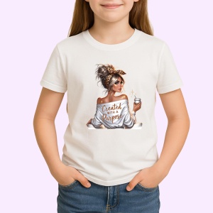 Tricou boss girl created with a purpose, boss girl creata cu un scop, Copii | Dama | Barbat - Img 3