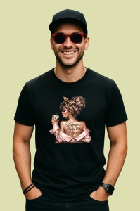 Tricou Boss girl stronger than the storm, boss girl mai puternica decat furtuna, Copii | Dama | Barbat , tricou negru - Img 3