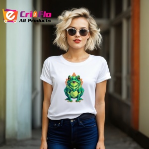 Tricou Broasca Verde Poligonala Arta, Copii | Dama | Barbat - Img 12