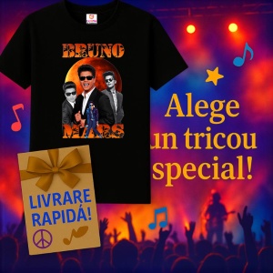 Tricou Bruno Mars - Collage, muzica Rock / Pop Rock, Dama | Barbat | Copii, Culoare Negru - Img 7