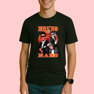 Tricou Bruno Mars, muzica Hip-Hop / Rap (Will Smith), Dama | Barbat | Copii, Culoare Negru - Img 3