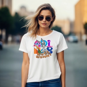 Tricou Bugs Bunne Eat Tricou Alb - Copii | Dama | Barbat - Img 8