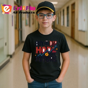 Tricou Buy the dip hodl the future, cumpara scaderea tine viitorul, Copii | Dama | Barbat , tricou negru - Img 6
