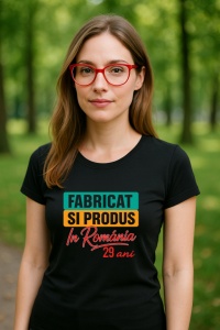 Tricou Cadou Aniversare Damă - Model Fabricat si Produs în România XX ani - Img 13