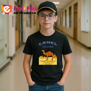 Tricou Camel filters tigari clasice design alb turkish american blend, Copii | Dama | Barbat , tricou negru - Img 6