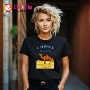 Tricou Camel filters tigari clasice design alb turkish american blend, Copii | Dama | Barbat , tricou negru - Img 9