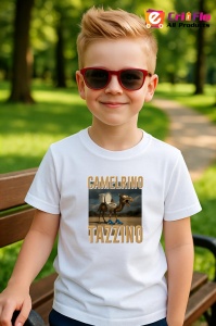 Tricou Camelrino Tazzino Camel ** Tralalero Tralala Copii | Dama | Barbat