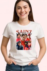 Tricou Carlos Sainz Imagine Cu Colegi Formula 1, Copii | Dama | Barbat - Img 4