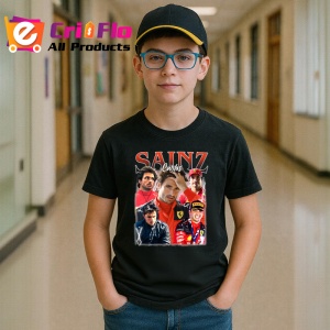 Tricou Carlos Sainz Imagine Cu Colegi Formula 1, Copii | Dama | Barbat - Img 5