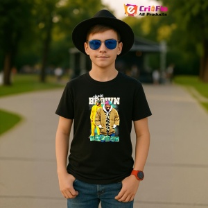 Tricou Chris Brown - Two Outfits, muzica Hip-Hop / Trap, Dama | Barbat | Copii, Culoare Negru - Img 6