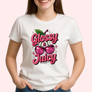 Tricou Cireasa Lucioasa si zemoasa, Fructe, Copii | Dama - Img 2