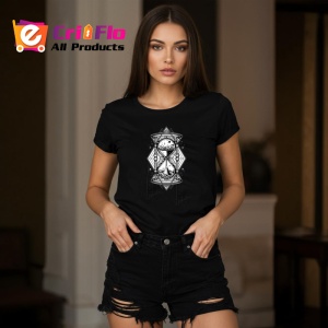 Tricou Clepsidra Alb Negru Timp Abstract, Copii | Dama | Barbat, culoare negru - Img 10