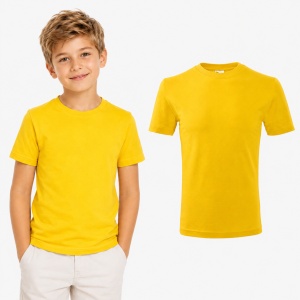 Tricou copii 100% bumbac,pentru fete și băieți 160 gm/², 32 nuanțe, mărimi 4–12 ani - Img 11