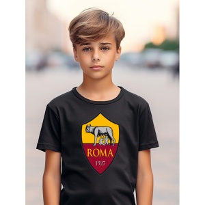 Tricou copii As Roma din bumbac 100% - Img 7
