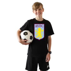 Tricou copii Aston Villa din bumbac 100%