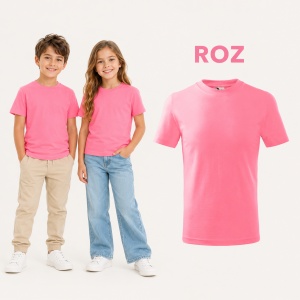 Tricou Copii Basic Malfini – 100% Bumbac, Mânecă Scurtă, 33 Culori pentru Fete și Băieți, Calitate Premium - Img 34