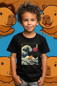 Tricou copii Capybara - Surfing - Img 2