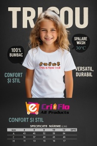 Tricou copii Capybara - This is how I roll - Img 4