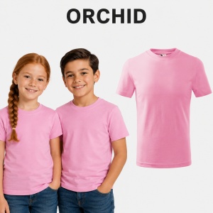 Tricou Copii Clasic Basic Kids, Băiat/Fată, Bumbac 100% Confortabil, 160 g/m², Mărimi 4–12 ani - Img 31