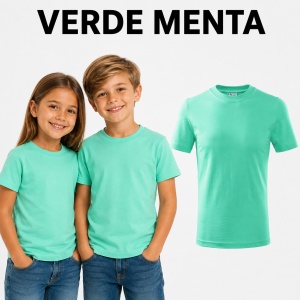 Tricou Copii Clasic Basic Kids, Băiat/Fată, Bumbac 100% Confortabil, 160 g/m², Mărimi 4–12 ani - Img 41