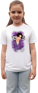 Tricou copii cu formatia BTS JIMIN , din bumbac 100% - Img 3