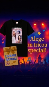 Tricou copii cu formatia CHAEYOUNG , din bumbac 100% - Img 6