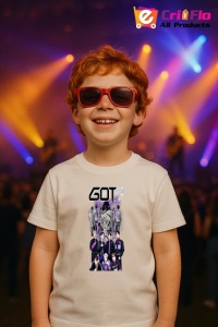 Tricou copii cu formatia GOT7 , din bumbac 100% - Img 9