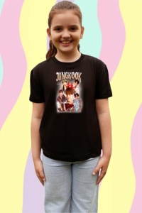 Tricou copii cu formatia JUNGKOOK 7 , din bumbac 100% - Img 4