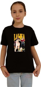 Tricou copii cu formatia LALISA BLACK PINK , din bumbac 100% - Img 2
