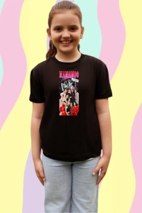 Tricou copii cu formatia MAMAMOO , din bumbac 100% - Img 3