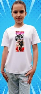 Tricou copii cu formatia MAMAMOO , din bumbac 100% - Img 7