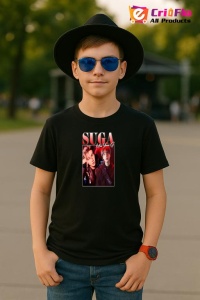 Tricou copii cu formatia SUGA , din bumbac 100%