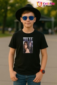 Tricou copii cu formatia TZUYU , din bumbac 100% - Img 5