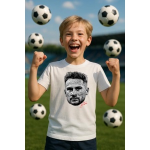 Tricou Copii cu Fotbalistul Alexis Mac Allister - Liverpool FC - Img 6