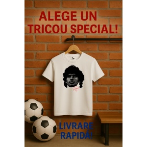Tricou Copii cu Fotbalistul Diego Armando Maradona - Napoli - Img 8
