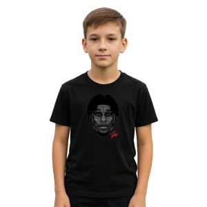 Tricou Copii cu Fotbalistul Jeremie Frimpong - Bayer Leverkusen