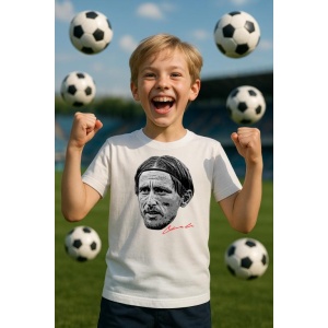 Tricou Copii cu Fotbalistul Luka Modric Real Madrid - Img 6