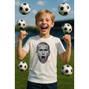 Tricou Copii cu Fotbalistul Zinedine Zidane - Real Madrid - Img 6