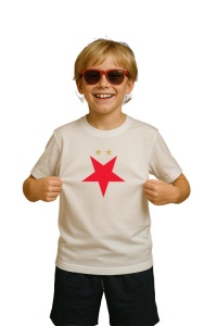 Tricou copii cu logo stema Slavia-symbol-nowordmark-RGB Germania, din bumbac 100%