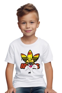 Tricou copii din bumbac 100% Friendly Tweety si Sylvester, cu imprimeu pentru copii, îmbrăcăminte confortabilă, modă copii, cadou ideal