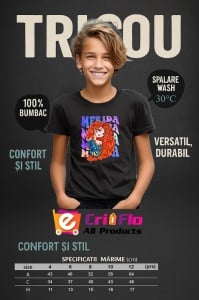 Tricou Copii din bumbac 100%, personalizat cu personajul Merida - Img 9