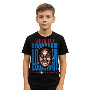 Tricou Copii din bumbac cu fotbalistul Ademola Lookman-Atalanta BC - Img 2