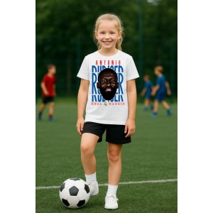 Tricou Copii din bumbac cu fotbalistul Antonio Rudiger-Real Madrid - Img 8