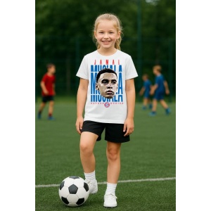 Tricou Copii din bumbac cu fotbalistul Jamal Musiala-Bayern Munchen - Img 8