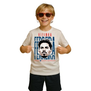Tricou Copii din bumbac cu fotbalistul Vitor Machado Ferreira-Paris Saint-Germain - Img 3