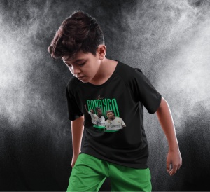 Tricou copii din bumbac personalizat cu jucatorul de fotbal Rodrygo - Cadou - Img 4