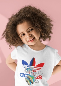 Tricou copii din bumbac personalizat haios cu Bugs Bunny din desenele Looney Tunes - Cadou - Img 4